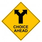 yellow road sign choice yellow road sign choice